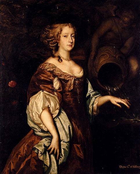 Sir Peter Lely Diana, Countess of Ailesbury oil painting image